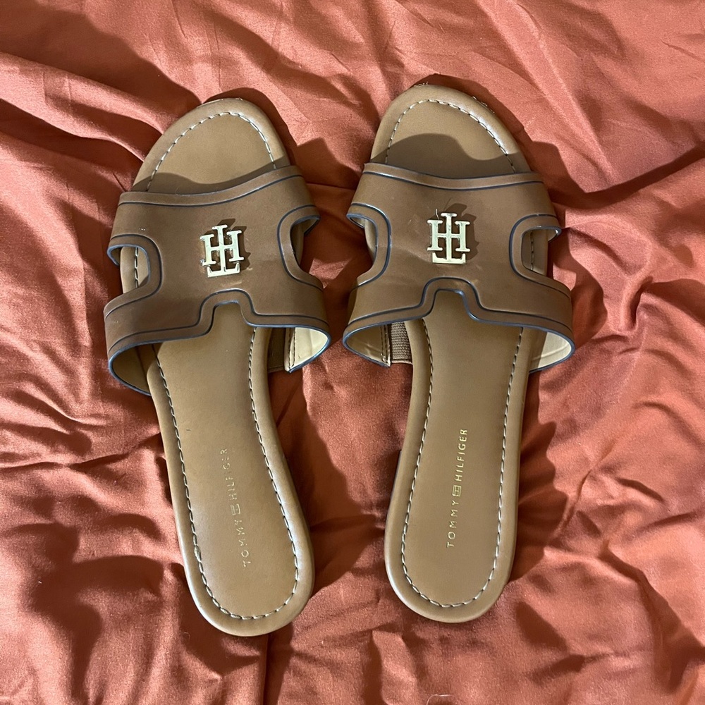 Tommy Hilfiger Brown Sandals